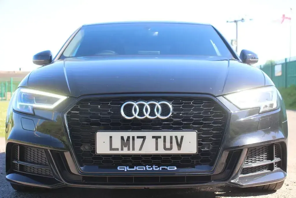 Used Audi A3 Black Edition 190 HP (139 kW) 2017 Black Sedan