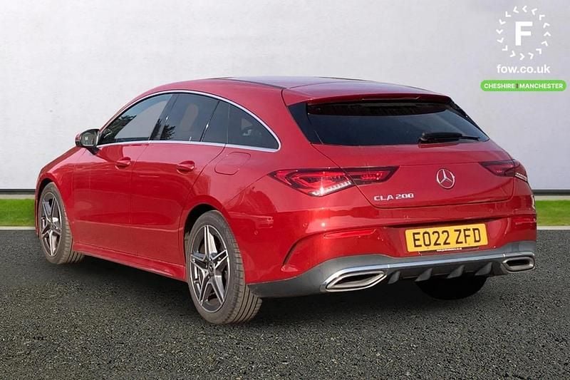Used Mercedes CLA200 AMG line 163 HP (119 kW) 2022 Red Estate