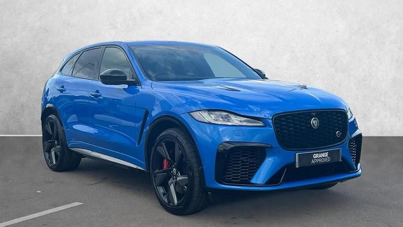 Blue Used 2024 Jaguar F-Pace SVR SUV | £67,990 - Image 1/4