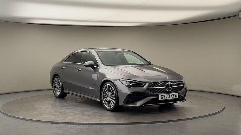 Mountain grey Used 2023 Mercedes CLA180 AMG line Sedan | £25,550 (Good price) - Image 1/4