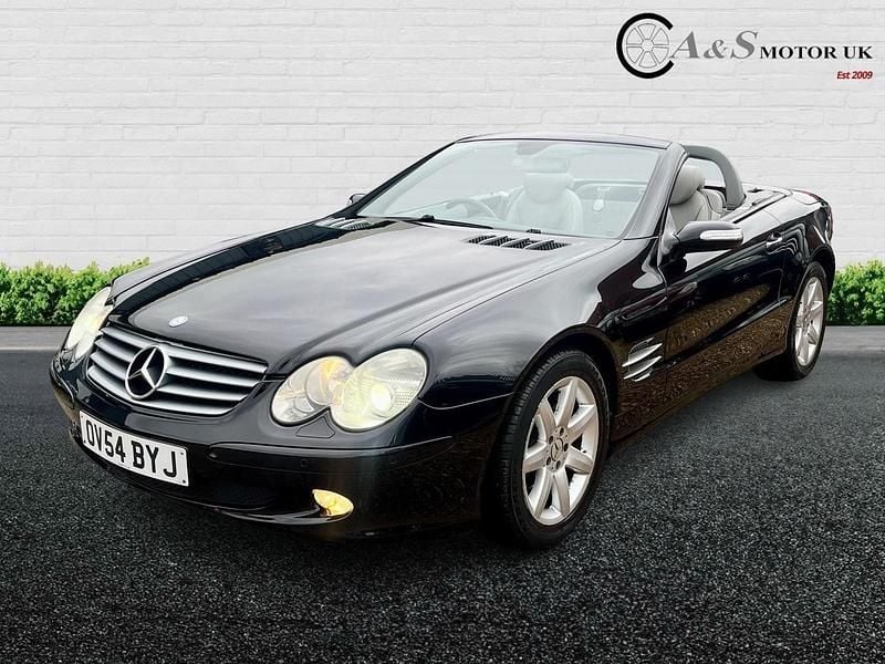 Used Mercedes SL350 245 HP (180 kW) 2004 Black Cabriolet