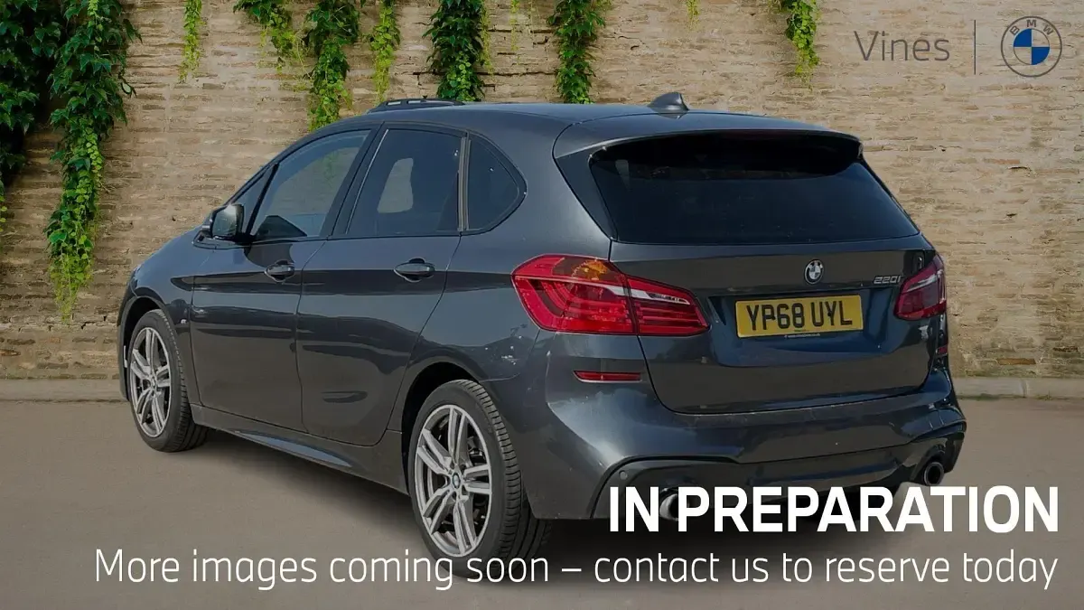 Used BMW 220 Active Tourer M Sport 189 HP (139 kW) 2018 Grey MPV