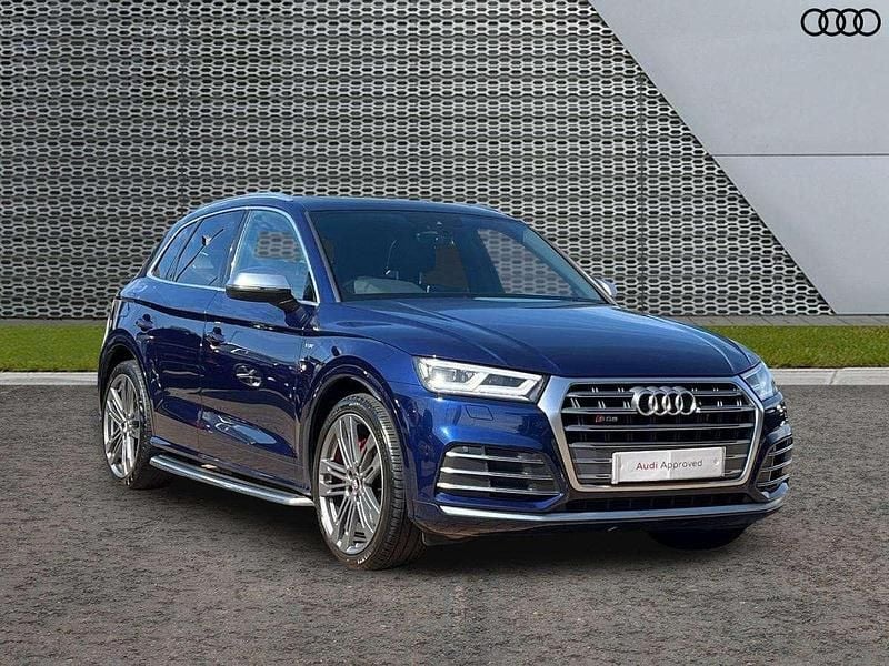 Blue Used 2018 Audi SQ5 S-Line SUV | £28,999 (Expensive) - Image 1/4