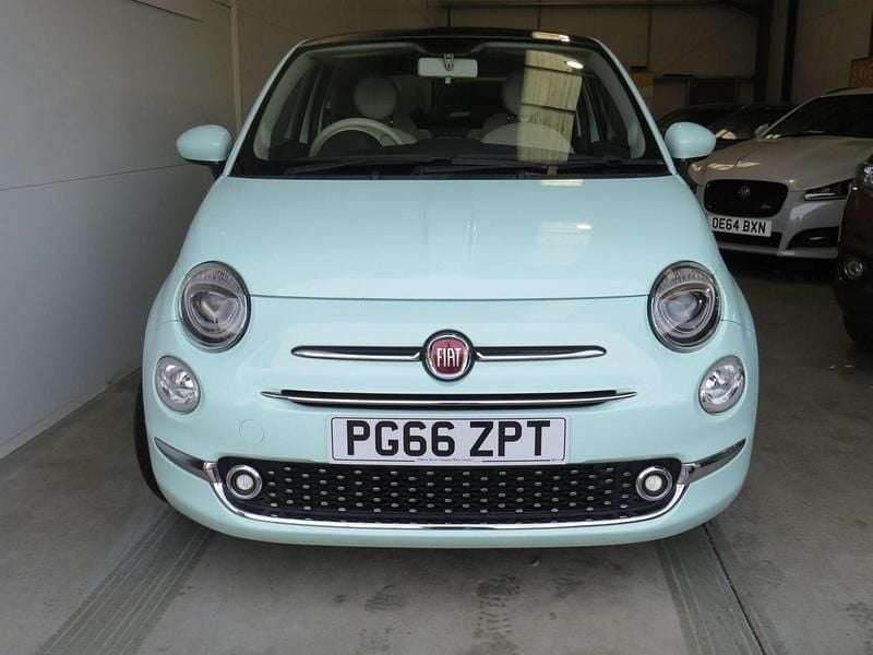 Used Fiat 500 Lounge 69 HP (50 kW) 2017 Green Hatchback