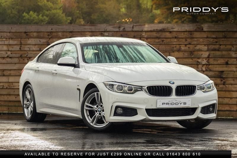White Used 2017 BMW 420 Gran Coupé M Sport Coupe | £11,790 (Fair price) - Image 1/4