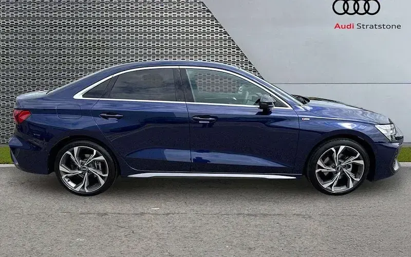 Used Audi A3 S-Line 150 HP (110 kW) 2025 Blue Sedan