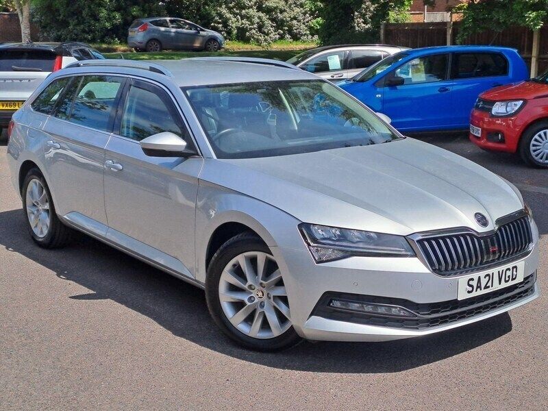 Silver Used 2021 Skoda Superb SE Estate | £18,899 (Fair price) - Image 1/4