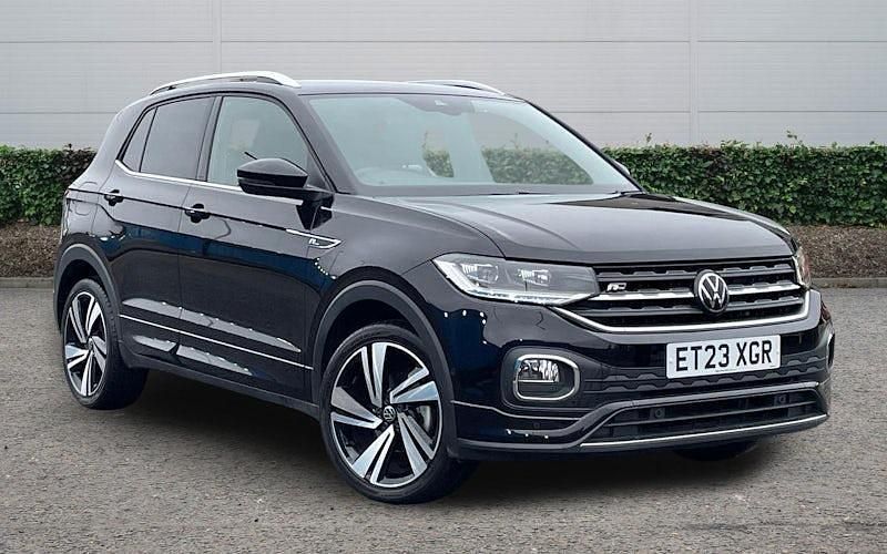 Black Used 2023 VW T-Cross R-line SUV | £21,799 (Fair price) - Image 1/4