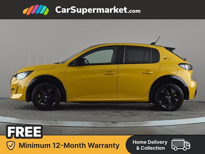 Used Peugeot e-208 GTi 100 kW (136 HP) 2021 Yellow Hatchback