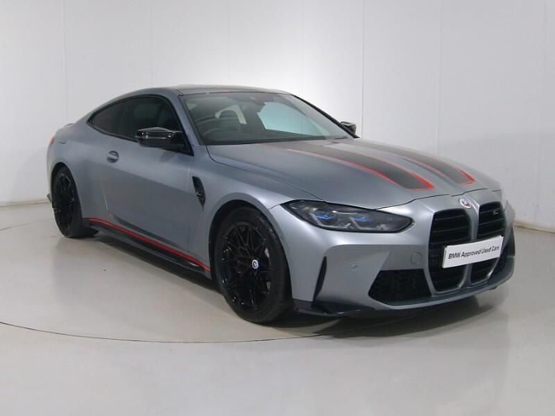 Grey Used 2022 BMW M4 Competition Edition Coupe | £51,495 (Super price) - Image 1/4
