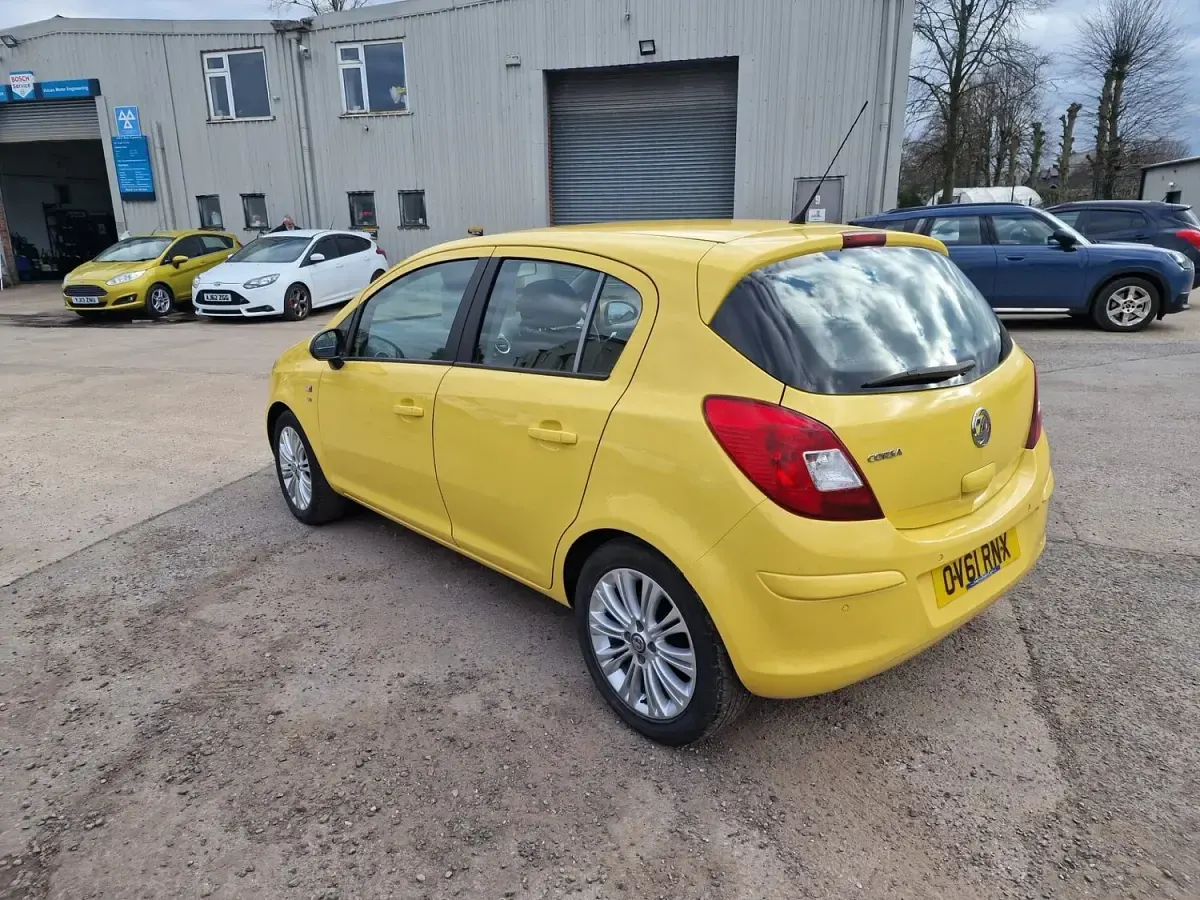 Used Vauxhall Corsa 2011 Yellow Hatchback