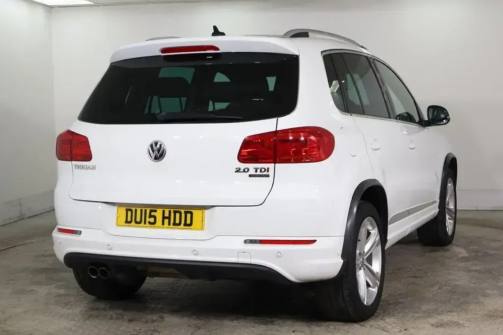 Used VW Tiguan R-line 177 HP (130 kW) 2015 White SUV