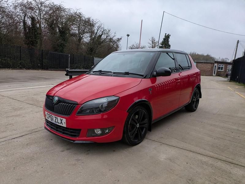 Used Skoda Fabia Monte Carlo 105 HP (77 kW) 2012 Red Hatchback
