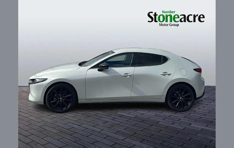 New Mazda 3 Homura-Line 186 HP (136 kW) 2025 White Hatchback