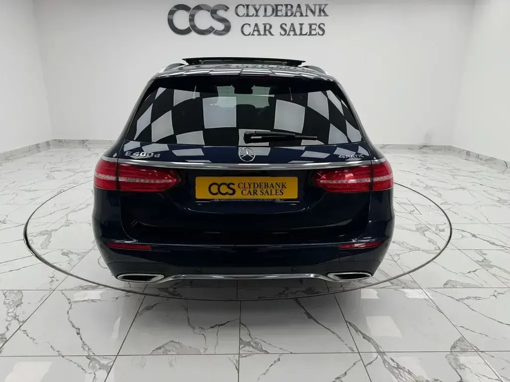 Used Mercedes E400 AMG line 340 HP (250 kW) 2019 Blue Estate