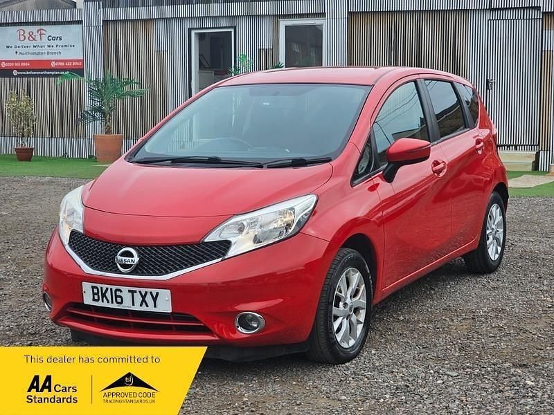 Used Nissan Note Acenta 80 HP (58 kW) 2016 Red MPV