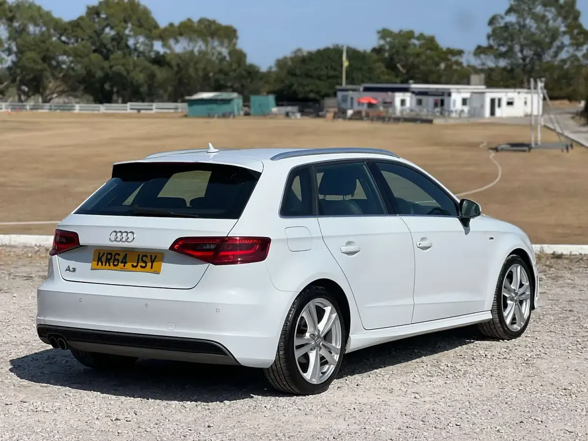 Used Audi A3 Sportback S-Line 2015 White Hatchback