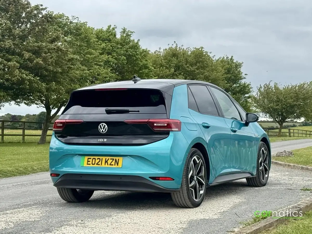 Used VW ID.3 Pro Performance 150 kW (204 HP) 2021 Turquoise Hatchback