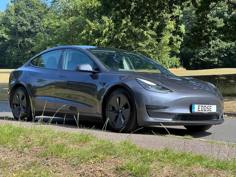 Grey Used 2021 Tesla Model 3 Standard Range Sedan | £12,995 (Fair price) - Image 1/4