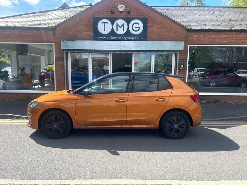 New Skoda Fabia Design Edition 2025 Orange Hatchback