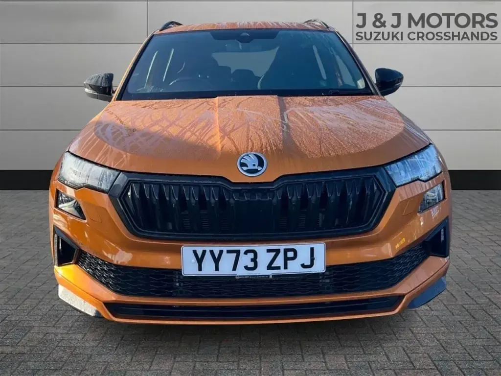 Used Skoda Karoq SportLine 150 HP (110 kW) 2024 Orange SUV
