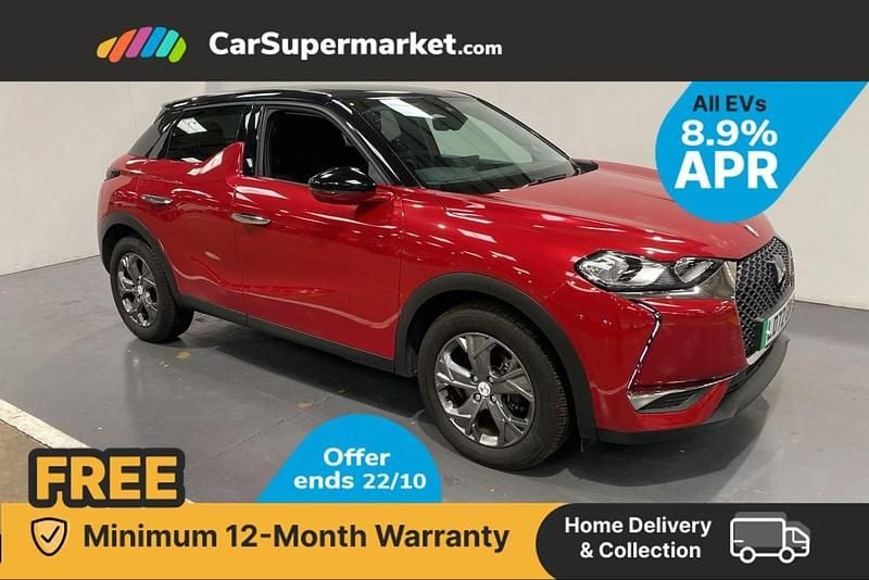 Red Used 2022 DS Automobiles DS3 Crossback E-Tense Bastille SUV | £11,997 (Fair price) - Image 1/3