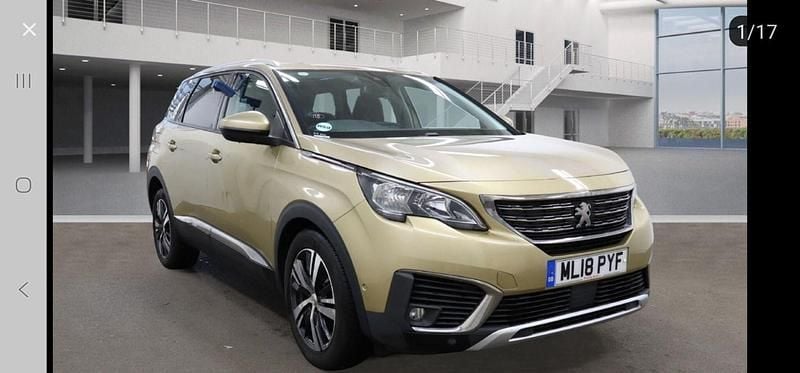 Gold Used 2018 Peugeot 5008 Allure MPV | £11,500 (Good price) - Image 1/4