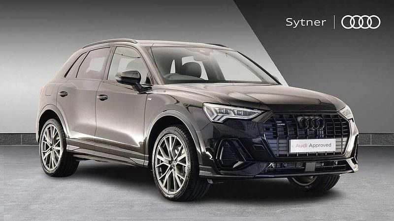 Black Used 2025 Audi Q3 S-Line SUV | £43,000 - Image 1/4