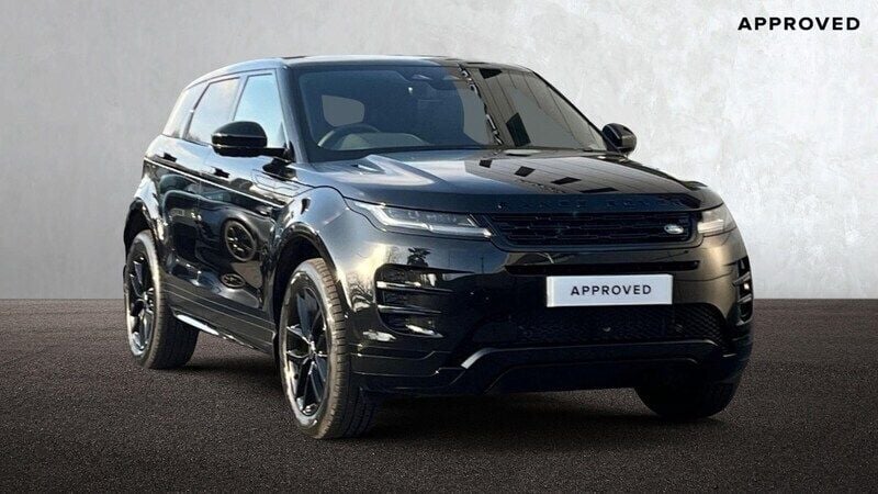 Santorini black Used 2025 Land Rover Range Rover evoque SE Dynamic Hatchback | £56,685 - Image 1/4