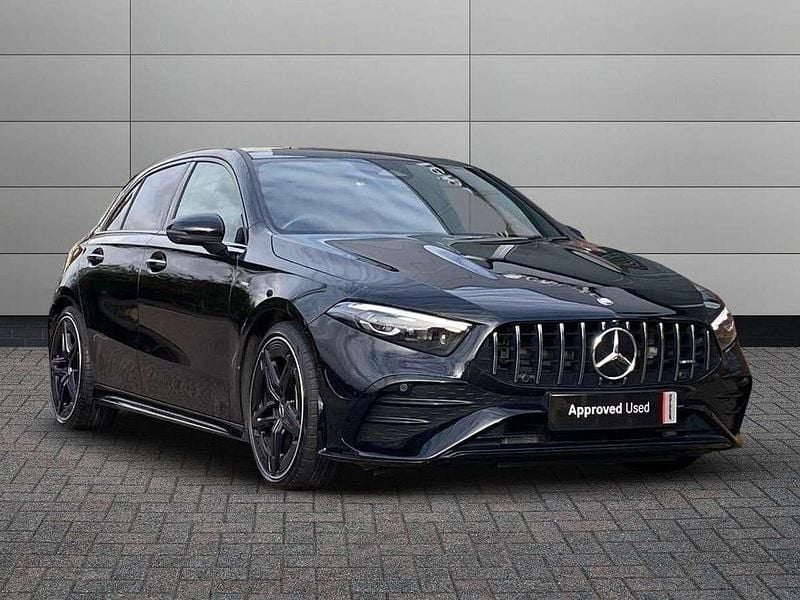 Black Used 2024 Mercedes A35 AMG Premium Plus Hatchback | £36,977 (Fair price) - Image 1/4
