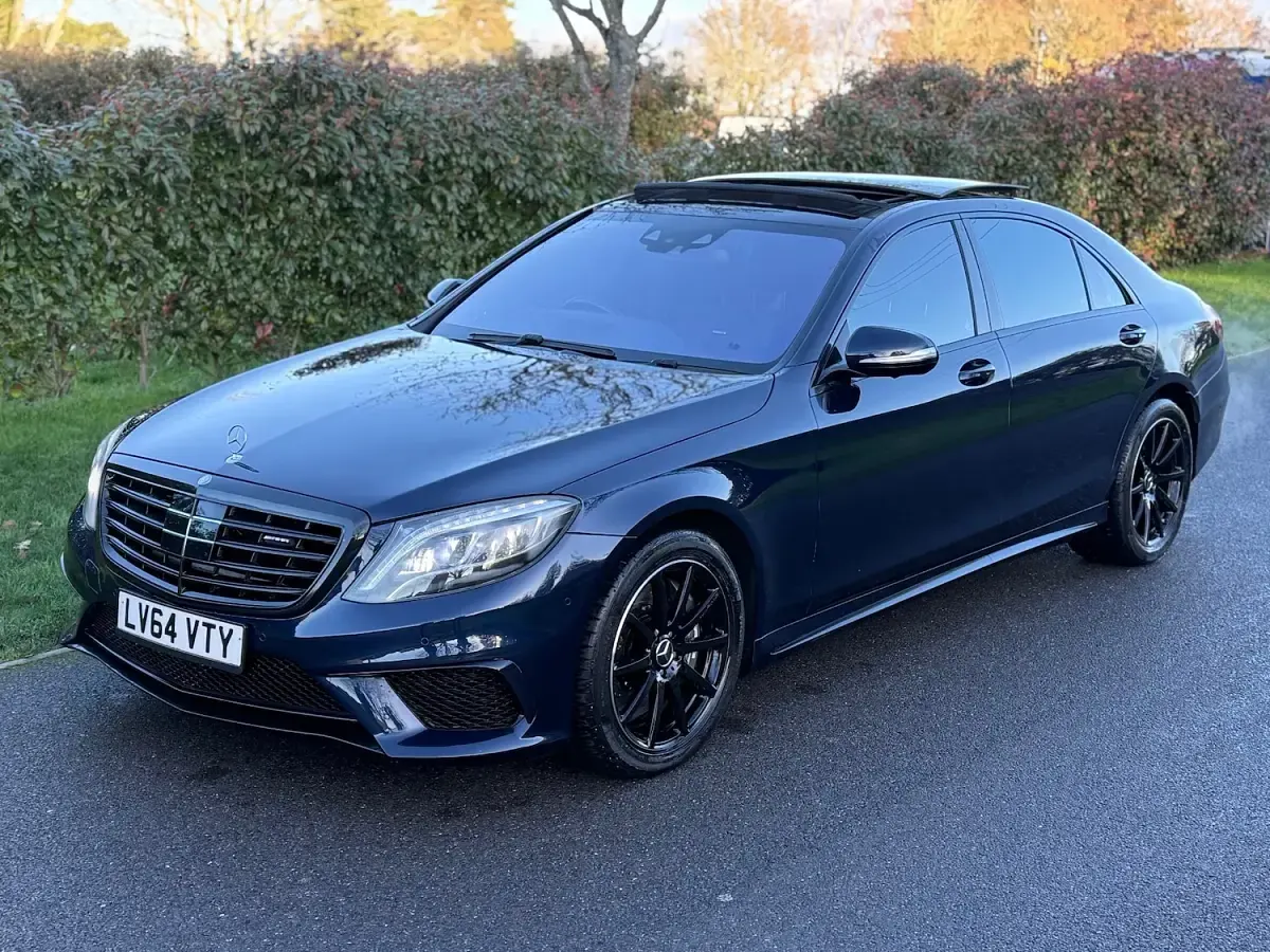 Used Mercedes S63L AMG AMG 800 HP (588 kW) 2014 Blue Sedan