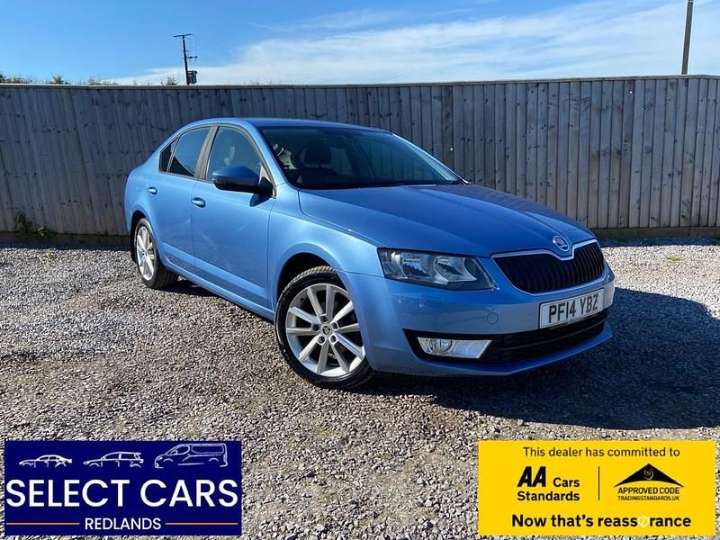 Used Skoda Octavia Elegance 105 HP (77 kW) 2014 Blue Hatchback