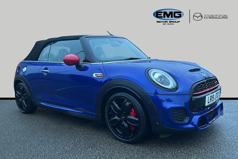 Used Mini John Cooper Works Cabriolet 231 HP (169 kW) 2019 Blue Cabriolet