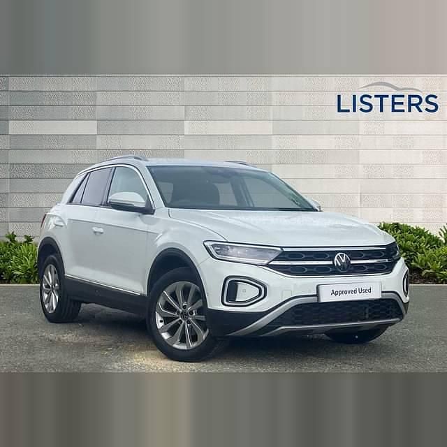 Pure white Used 2023 VW T-Roc Style SUV | £21,100 (Fair price) - Image 1/2