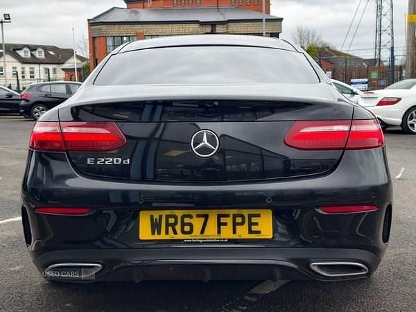 Used Mercedes E220 AMG Line Premium 194 HP (142 kW) 2018 Black Coupe