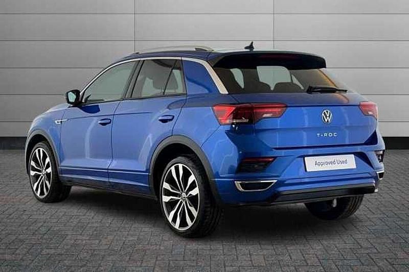 Used VW T-Roc R-line 150 HP (110 kW) 2021 Blue SUV