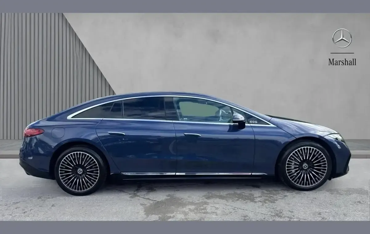 Used Mercedes EQS450+ AMG Line Premium Plus 244 kW (333 HP) 2023 Sodalite blue Sedan