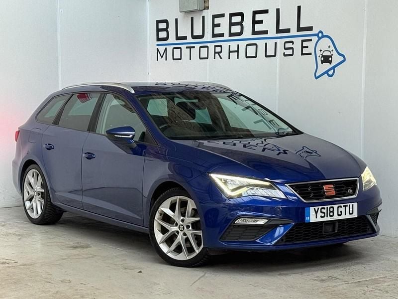 Blue Used 2018 Seat Leon ST FR Estate | £8,995 (Fair price) - Image 1/3