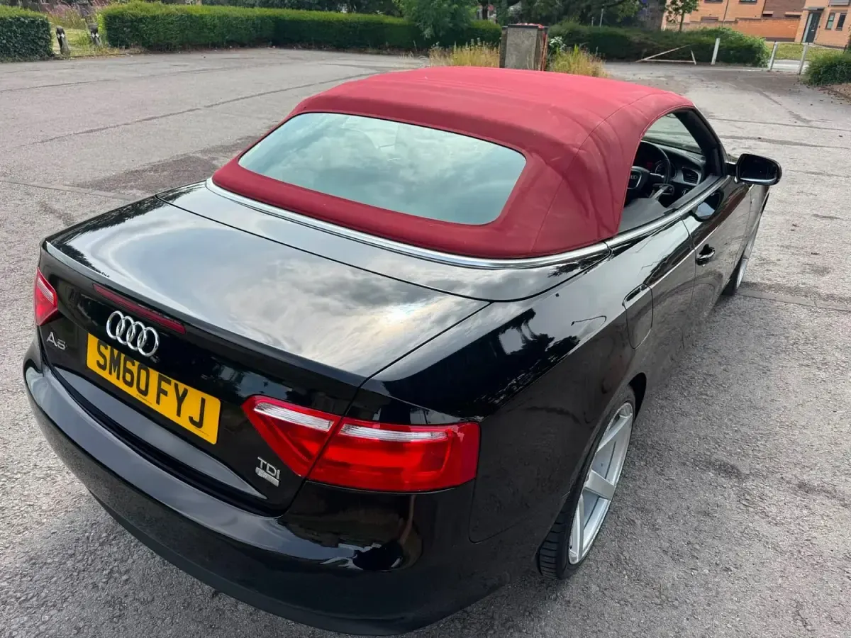 Used Audi A5 Cabriolet 170 HP (125 kW) 2010 Black Cabriolet