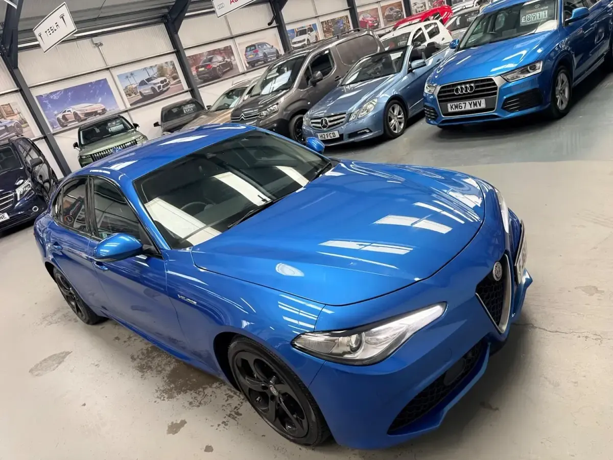 Used Alfa Romeo Giulia Veloce 2019 Blue Sedan