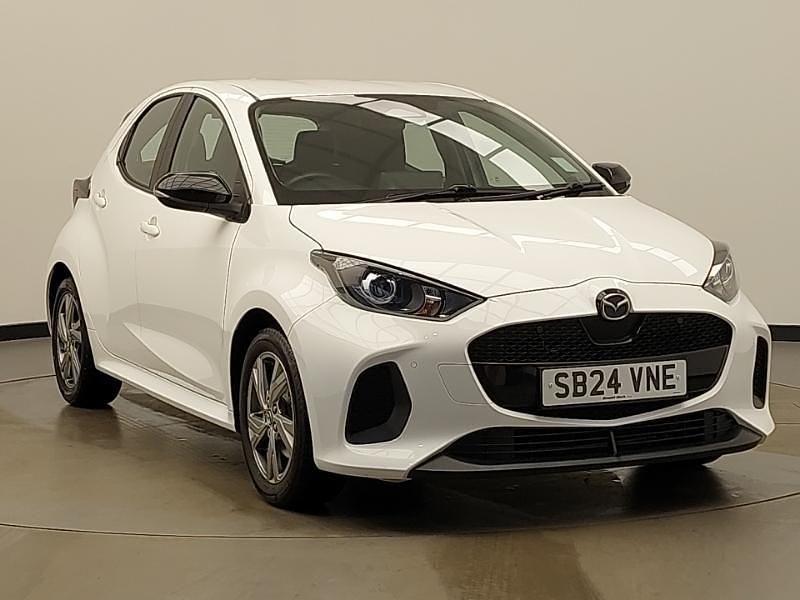 White Used 2024 Mazda 2 Exclusive-Line Hatchback | £16,698 (Fair price) - Image 1/4