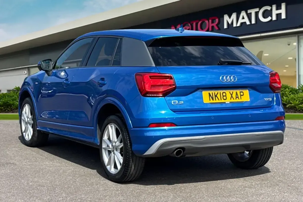 Used Audi Q2 S-Line 190 HP (139 kW) 2018 Blue SUV