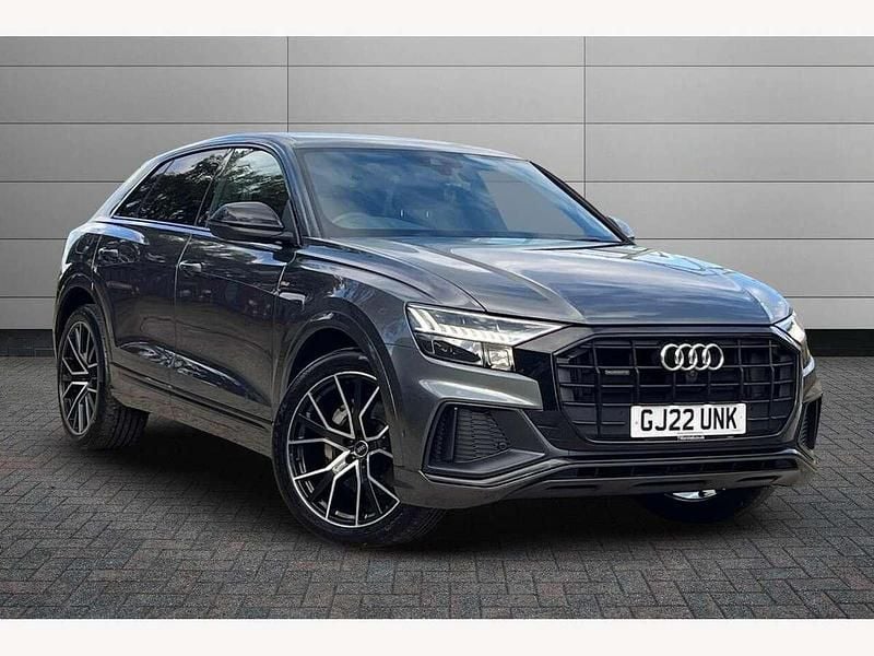 Grey Used 2022 Audi Q8 Black Edition SUV | £46,450 (Fair price) - Image 1/4
