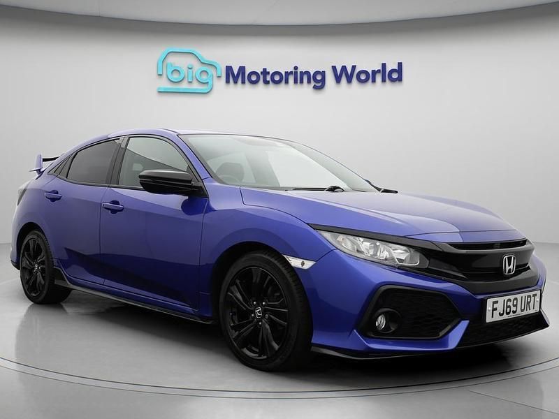 Blue Used 2019 Honda Civic Sport Hatchback | £14,100 (Fair price) - Image 1/4