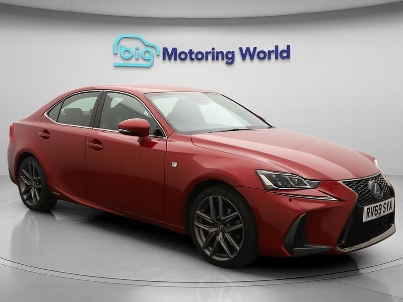 Red Used 2019 Lexus IS300h Sport Line Sedan | £18,700 (Fair price) - Image 1/4