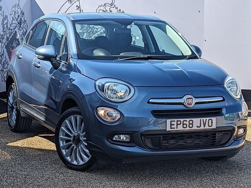 Blue jeans Used 2019 Fiat 500X Pop Star SUV | £9,595 (Fair price) - Image 1/4