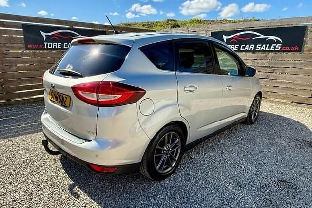 Used Ford C-MAX Zetec 125 HP (91 kW) 2018 Silver MPV