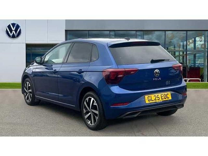 Used VW Polo Match 95 HP (69 kW) 2025 Blue Hatchback