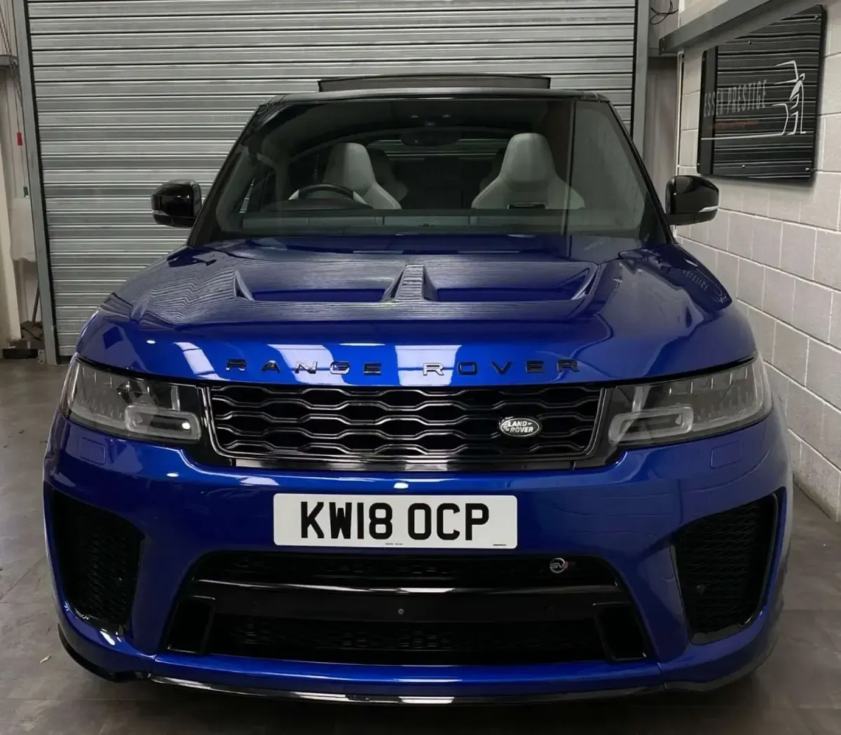 Used Land Rover Range Rover Sport SVR 2018 Blue SUV