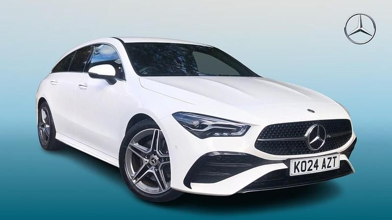 White Used 2024 Mercedes CLA200 Executive Estate | £26,495 (Fair price) - Image 1/4